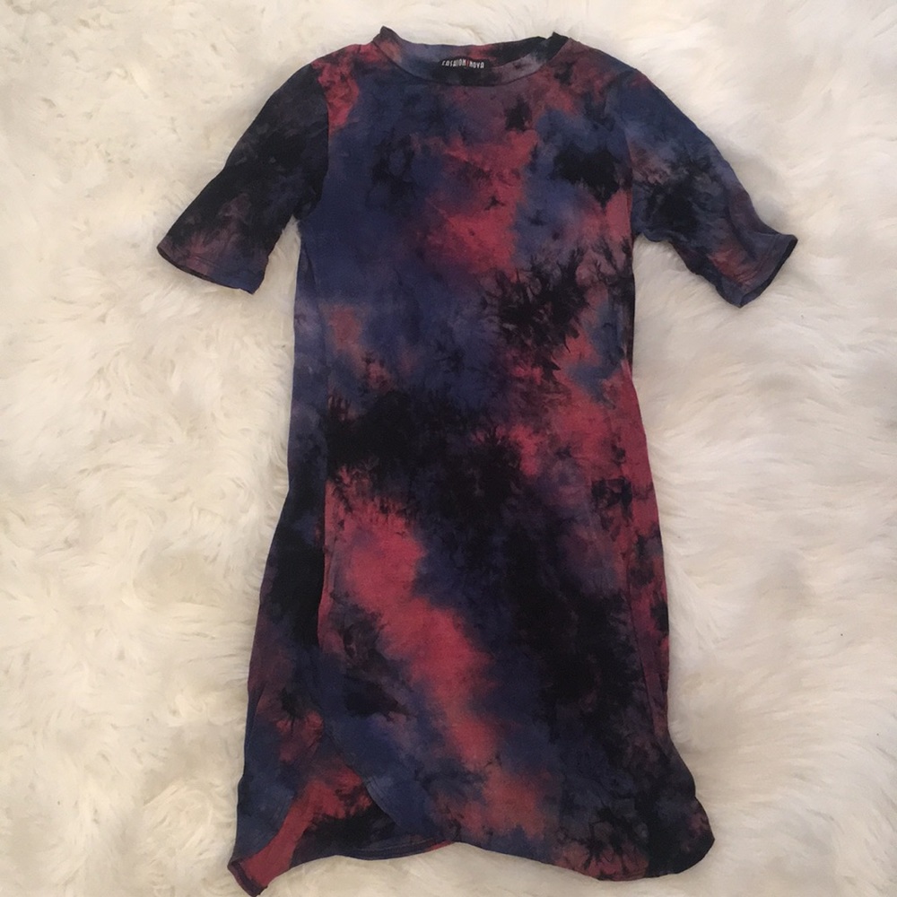 Fashion Nova Tie Dye Tunic Dress